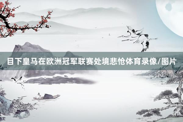 目下皇马在欧洲冠军联赛处境悲怆体育录像/图片