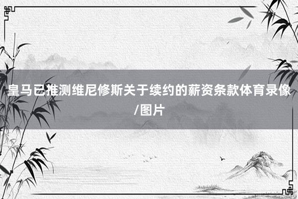 皇马已推测维尼修斯关于续约的薪资条款体育录像/图片