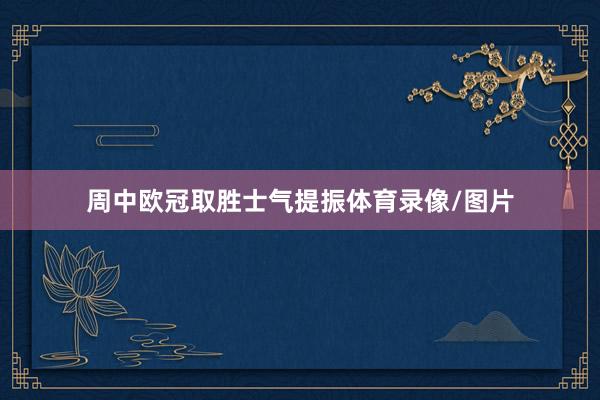 周中欧冠取胜士气提振体育录像/图片