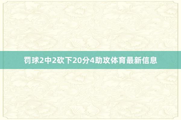 罚球2中2砍下20分4助攻体育最新信息