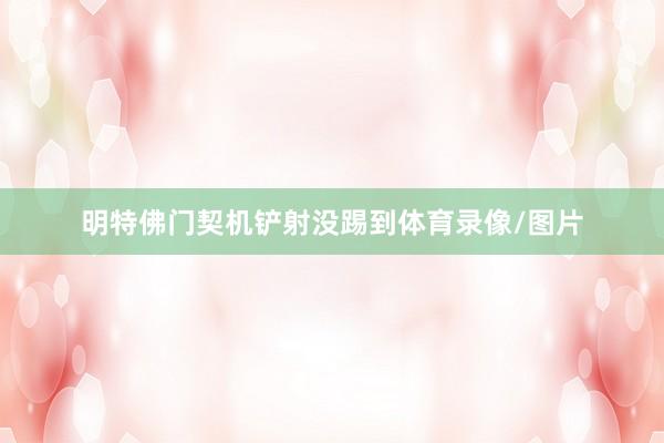 明特佛门契机铲射没踢到体育录像/图片
