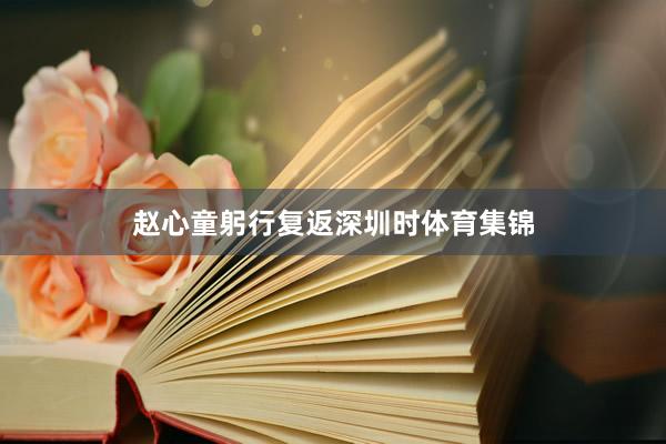 赵心童躬行复返深圳时体育集锦