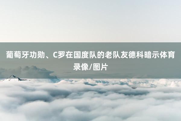 葡萄牙功勋、C罗在国度队的老队友德科暗示体育录像/图片