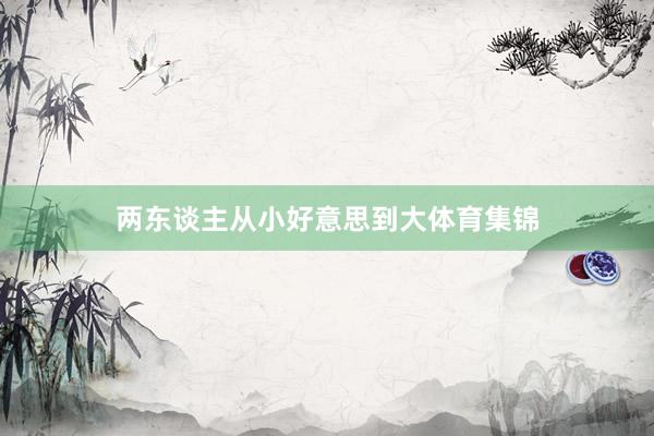 两东谈主从小好意思到大体育集锦