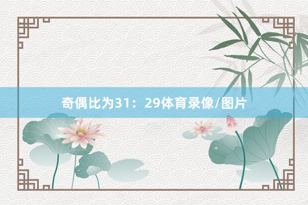 奇偶比为31：29体育录像/图片