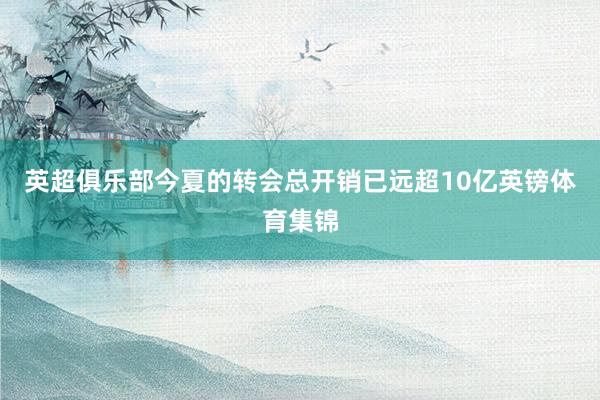 英超俱乐部今夏的转会总开销已远超10亿英镑体育集锦
