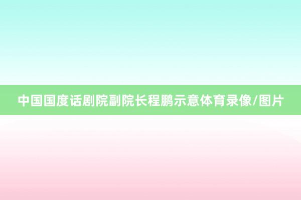 中国国度话剧院副院长程鹏示意体育录像/图片