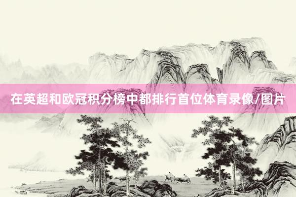 在英超和欧冠积分榜中都排行首位体育录像/图片