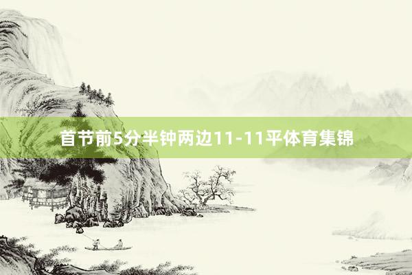 首节前5分半钟两边11-11平体育集锦