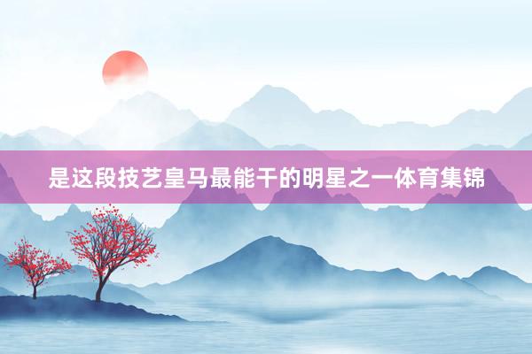 是这段技艺皇马最能干的明星之一体育集锦