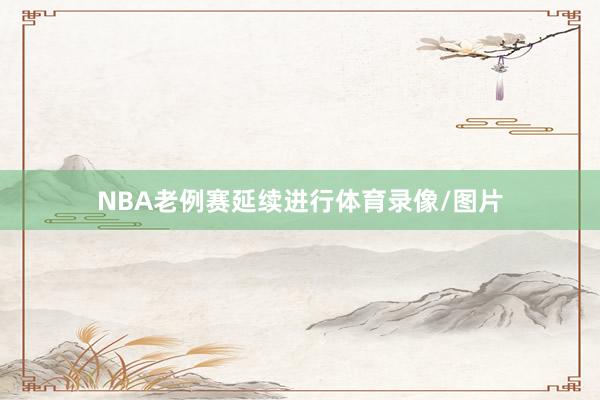 NBA老例赛延续进行体育录像/图片