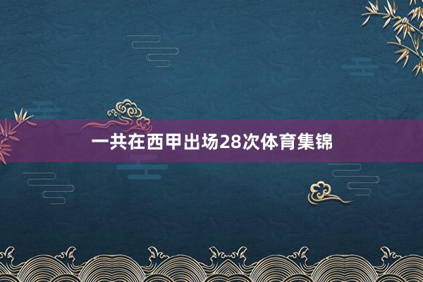 一共在西甲出场28次体育集锦