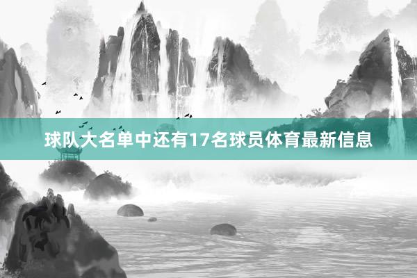 球队大名单中还有17名球员体育最新信息