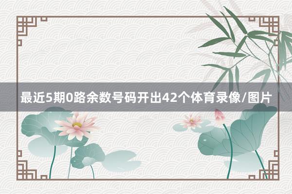 最近5期0路余数号码开出42个体育录像/图片