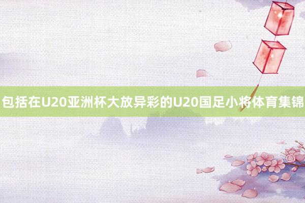 包括在U20亚洲杯大放异彩的U20国足小将体育集锦