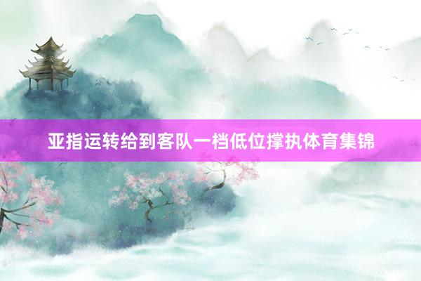 亚指运转给到客队一档低位撑执体育集锦