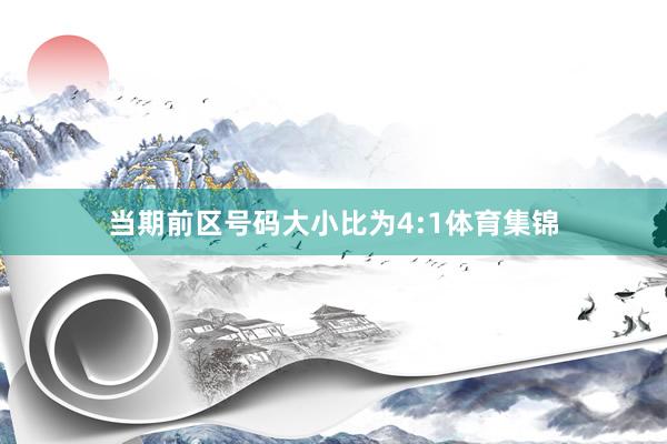当期前区号码大小比为4:1体育集锦