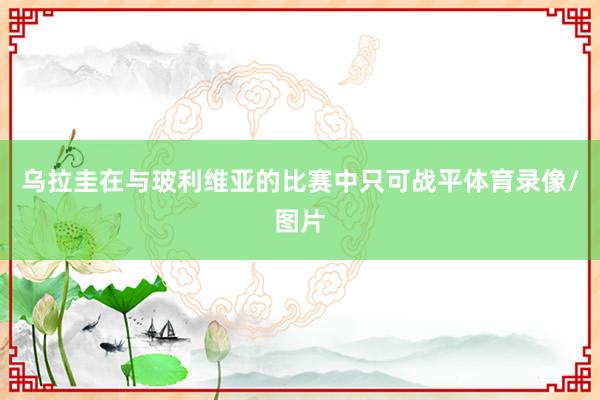乌拉圭在与玻利维亚的比赛中只可战平体育录像/图片