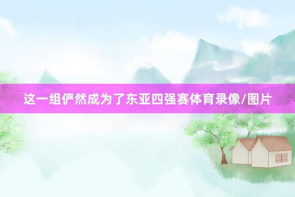 这一组俨然成为了东亚四强赛体育录像/图片