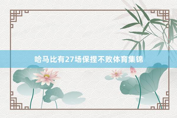 哈马比有27场保捏不败体育集锦