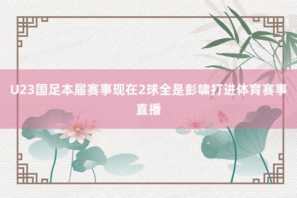 U23国足本届赛事现在2球全是彭啸打进体育赛事直播