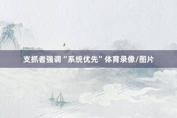 支抓者强调“系统优先”体育录像/图片