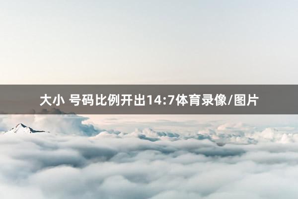 大小 号码比例开出14:7体育录像/图片