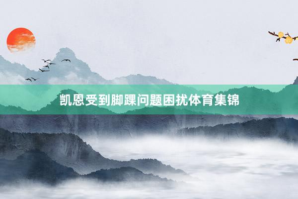凯恩受到脚踝问题困扰体育集锦