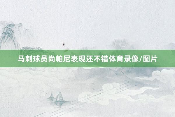 马刺球员尚帕尼表现还不错体育录像/图片
